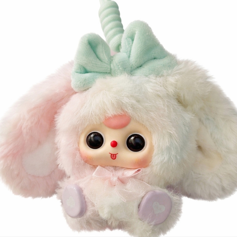 Baby Three - Alice Rabbit Town Plush - NEW -‎ Peach Ripple